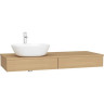Модуль под раковину VITRA ORIGIN 120 см под раковину с выдвижным ящиком, левосторонний, дуб 65681